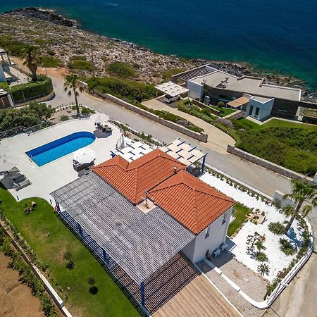 Villa Hemera Ocean View Private Heated Pool Chorafakia المظهر الخارجي الصورة