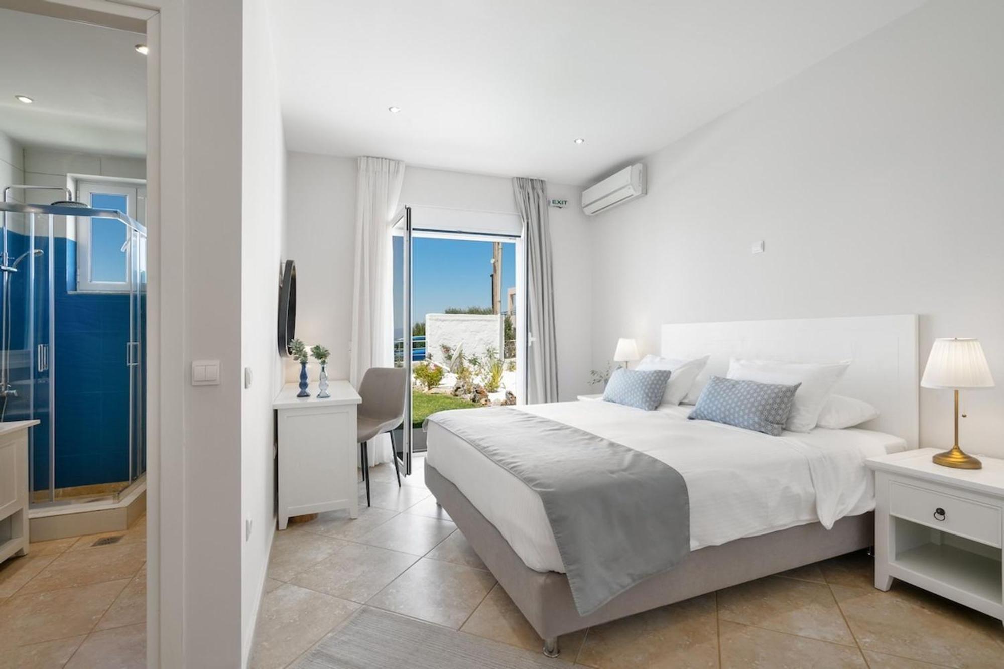 Villa Hemera Ocean View Private Heated Pool Chorafakia المظهر الخارجي الصورة